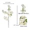 Jade White Cream Silk Cherry Blossom Flower Branches Set of 3 Pack 40'' Inches